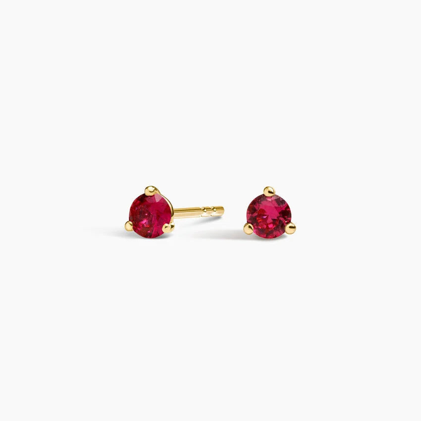 Ruby Stud Earrings