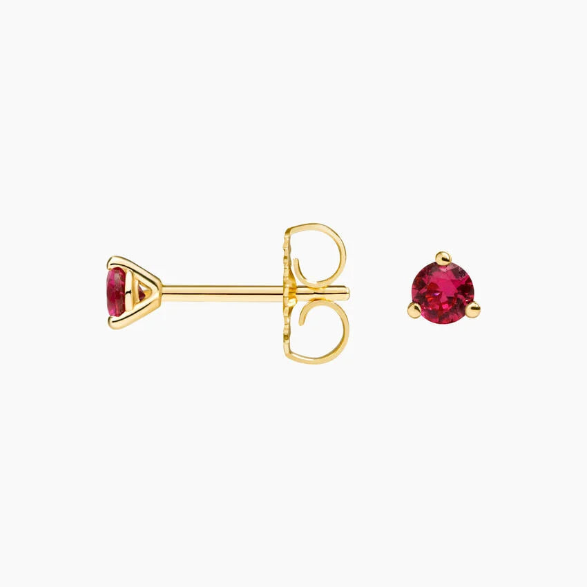 Ruby Stud Earrings