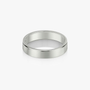 The Flat Band in Platinum 4.5mm