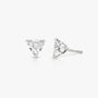 Lab Diamond Trillion Solitaire Stud Earrings