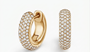 Lab Diamond Huggie Earrings
